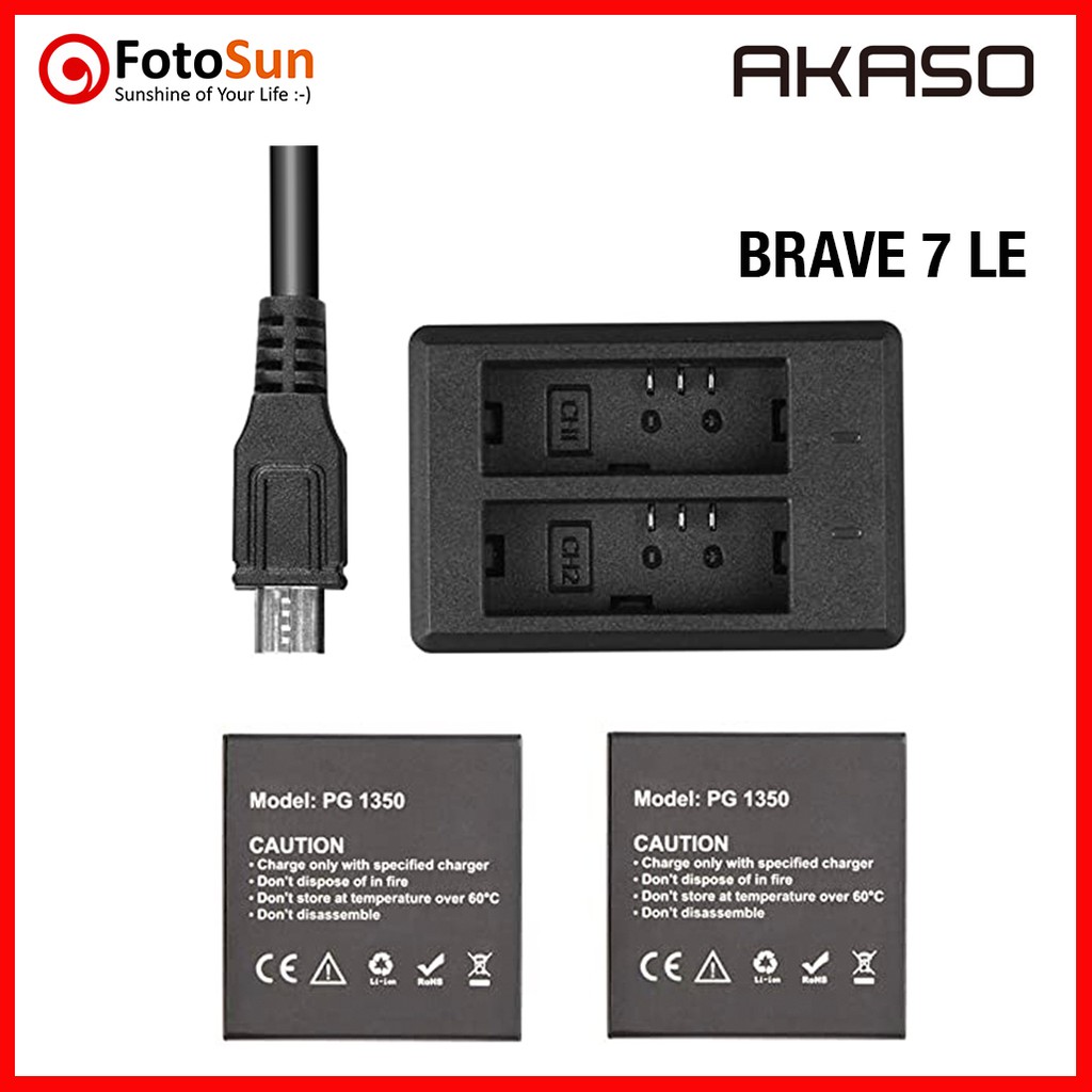 akaso brave 7 battery