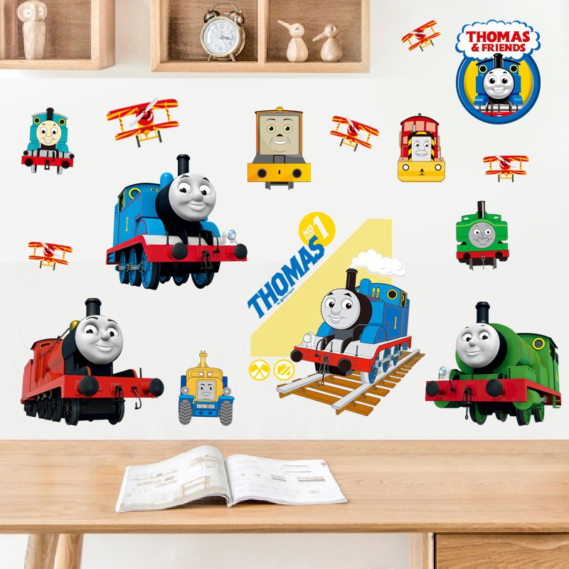 Wall Sticker Decoration Thomas Thomas Train Thomas Cartoon Glass