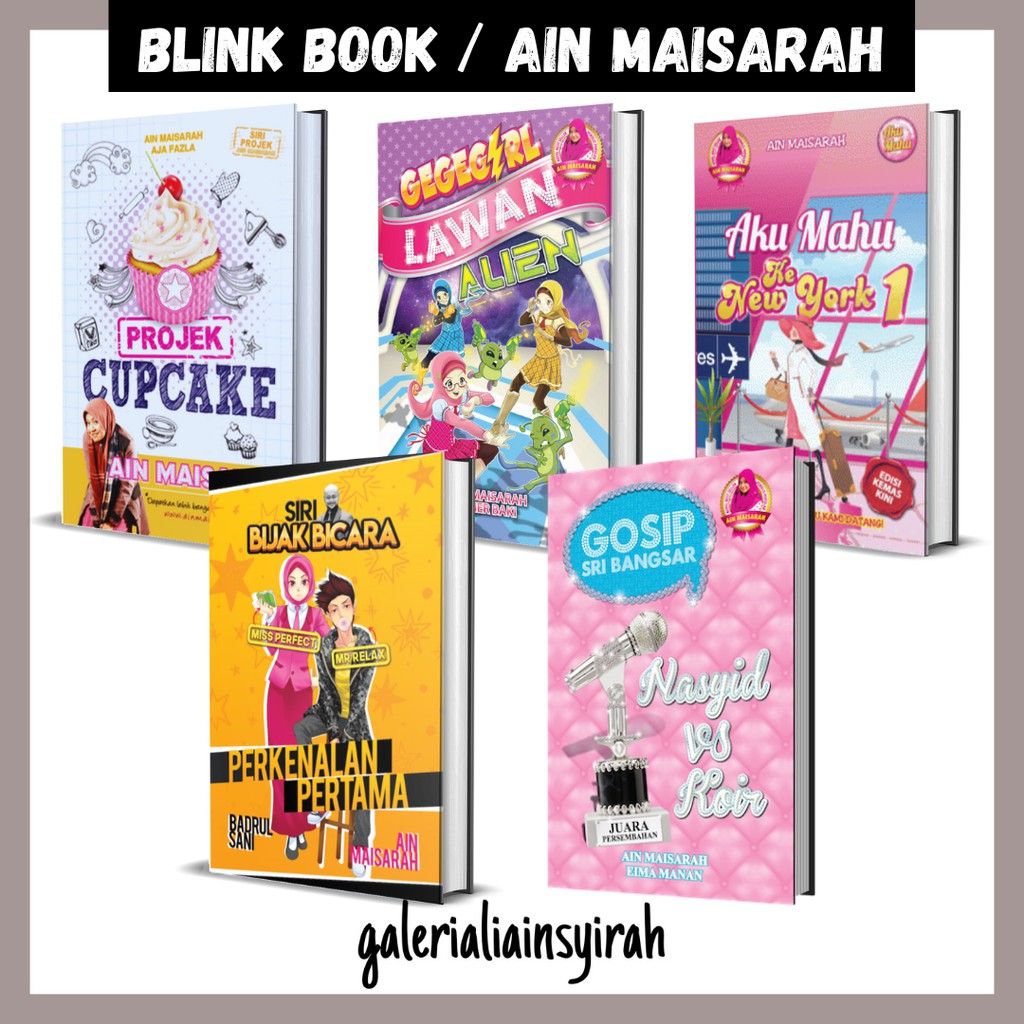 Novel Ain Maisarah Novel Kanak Kanak Buku Cerita Kanak Kanak Remaja Blink Books Malay Books Shopee Malaysia