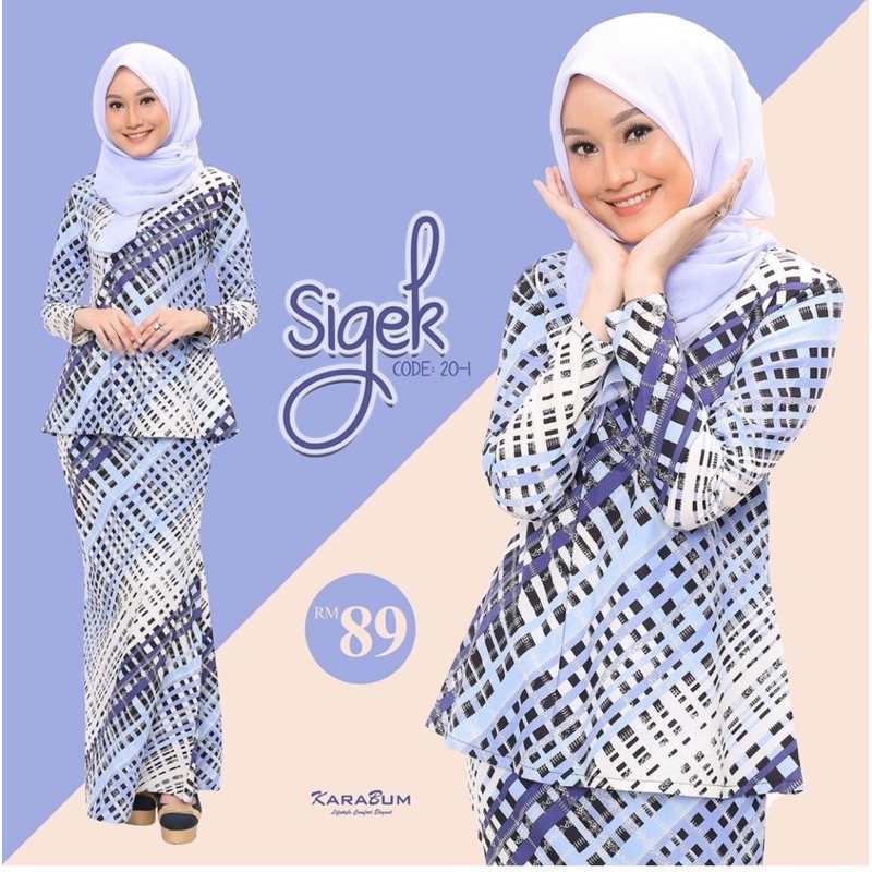  BAJU  KURUNG SIGEK IN S SIZE KARABUM Shopee  Malaysia