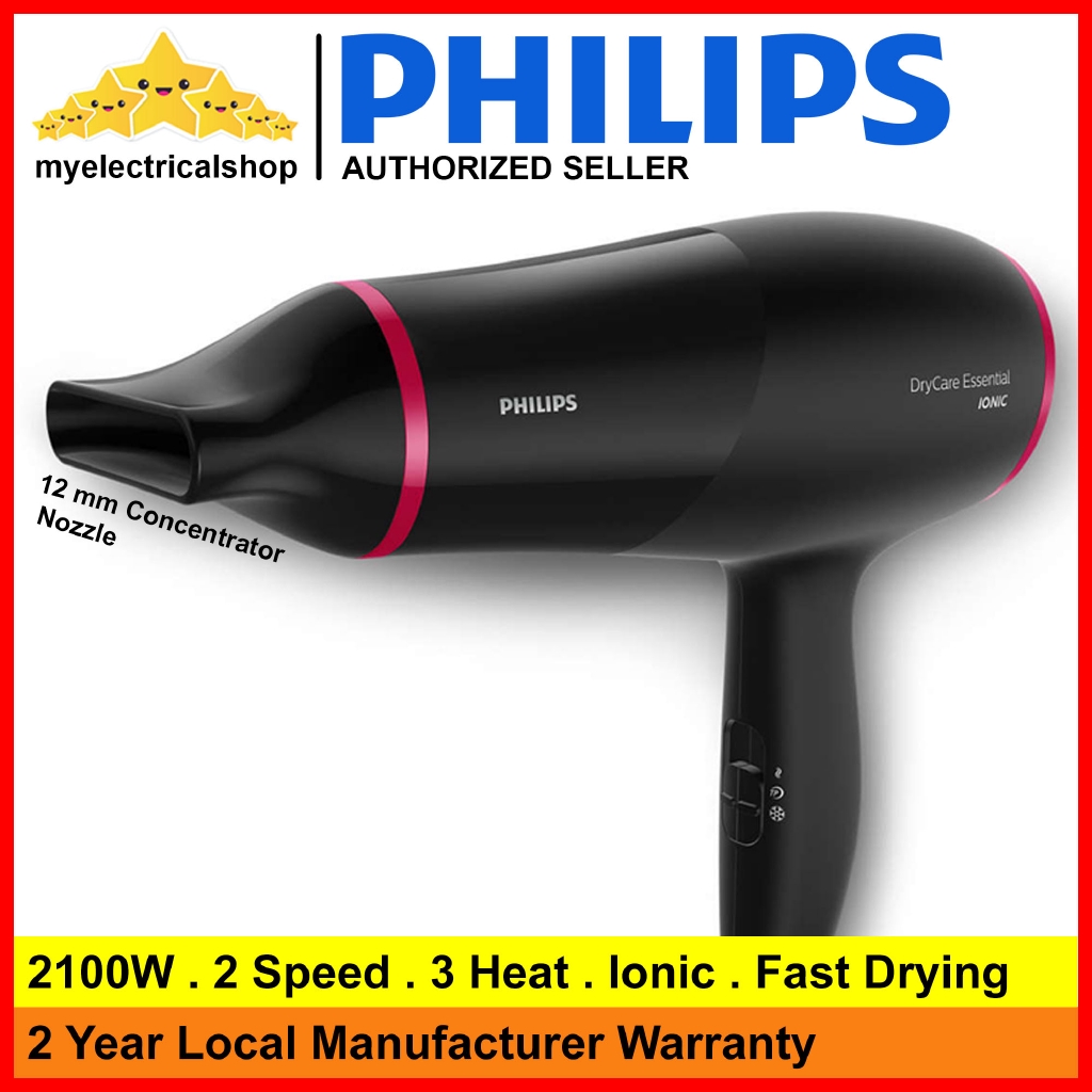 Philips BHD029 ( IONIC ) DryCare Essential Energy Efficient Hair Dryer (BHD029/03) hairdryer