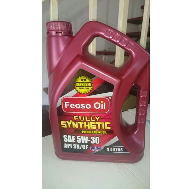 [FOR PERODUA CARS] 5W30 FULLY SYN ENGINE OIL 10000KM 4L 