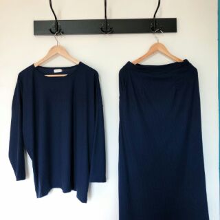  Ready Stock Blouse  top skirt ironless Baju  knit tak  