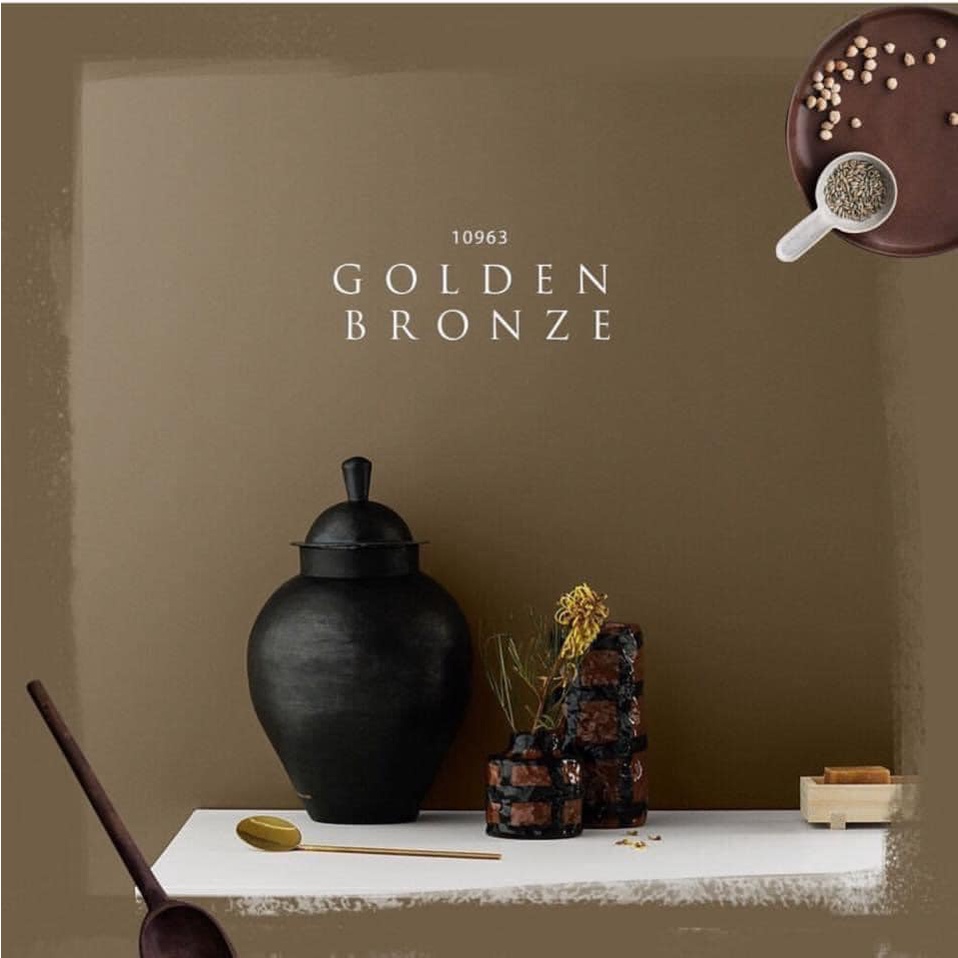 SINAR JOTUN 10963 GOLDEN BRONZE 1 LITER GARDEX/HI GLOSS WOOD & METAL