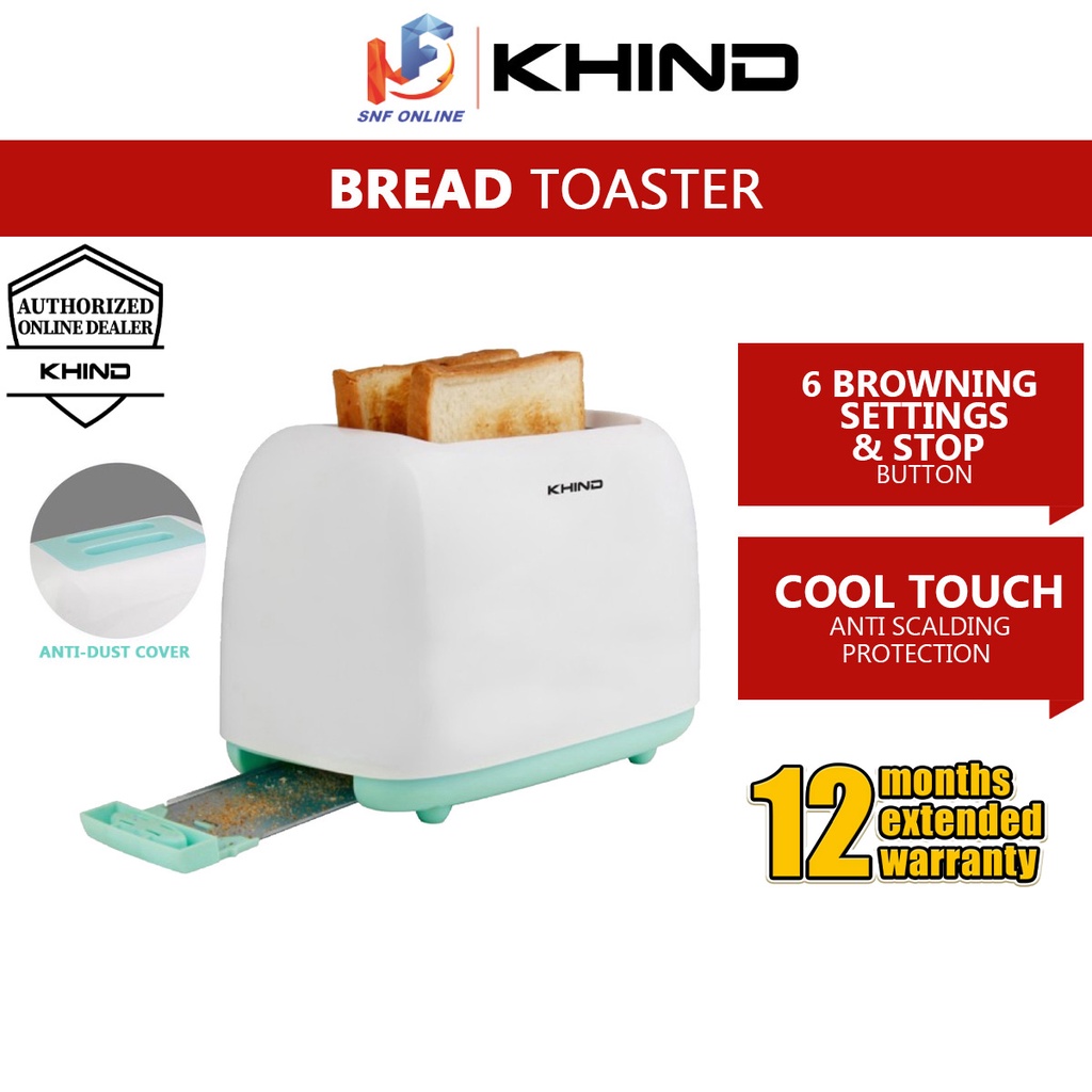 Khind Bread Toaster Midori Series BT808 mesin bakar roti mesin roti