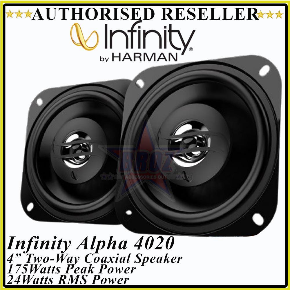 infinity 4 inch speakers