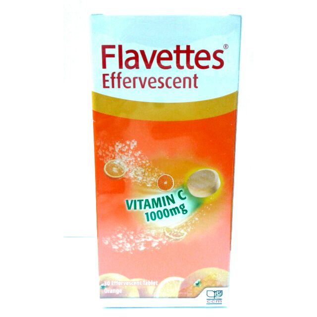 FLAVETTES EFFERVESCENT VITAMIN C 1000MG | Shopee Malaysia