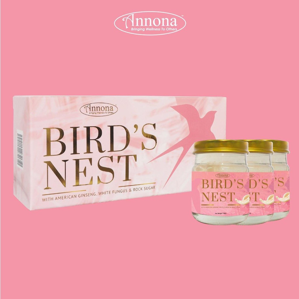 Annona Bird Nest Birds Nest 7 with rock sugar ginseng Minuman Sarang