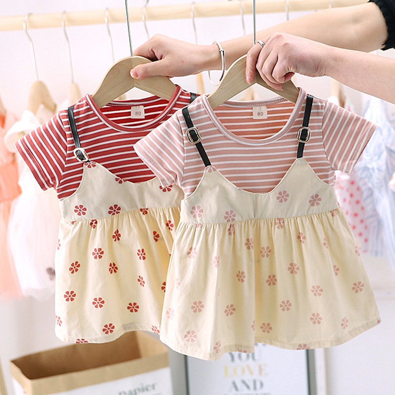 two piece dress for baby girl