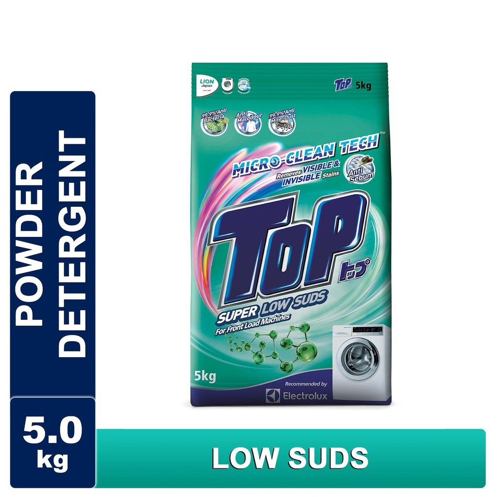 Top Detergent Powder Super Low Suds 5KG Shopee Malaysia
