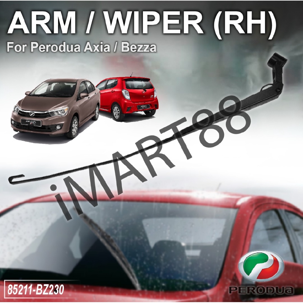 Perodua Axia Bezza Premium Front Wiper Arm Right Hand Side 