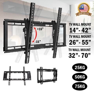 TV Wall Mount/Bracket/Plasma/LCD/LED/FLat/Tilt/Panel 14”-42”/26”-55”/32”-70”/Braket TV