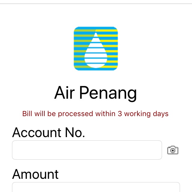 Pba Air Penang Online Bill Payment Shopee Malaysia