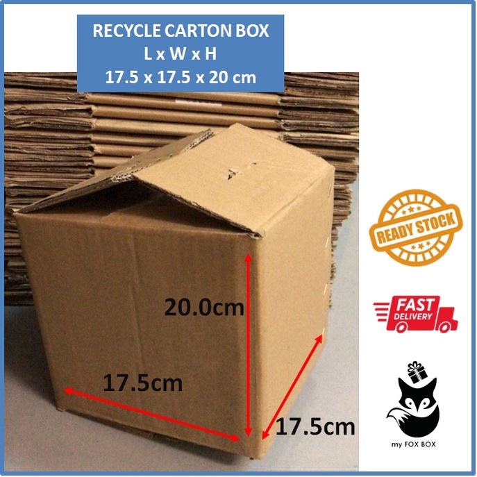 Kotak Pindah Recycle Carton Box Kotak Recycle Kotak Reuse Extra Small