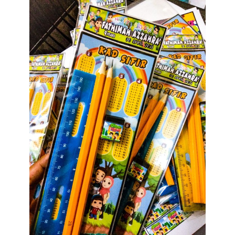 SET GOODIES (SIFIR + ALAT TULIS) Shopee Malaysia