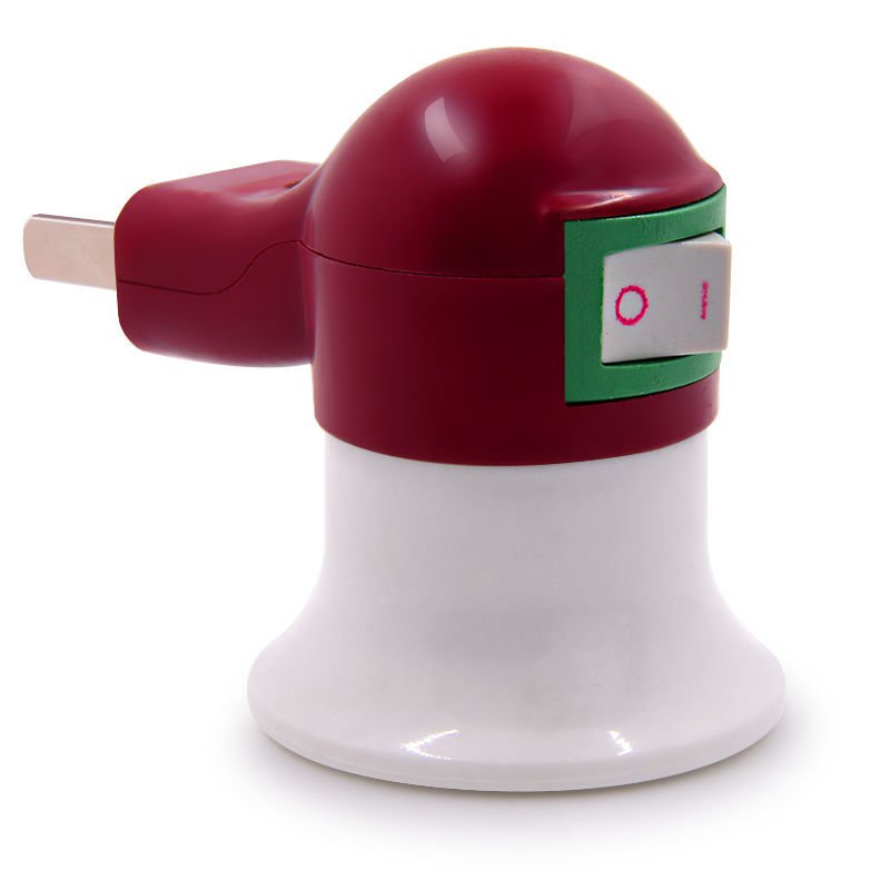 screw socket Pipe Plug Wall Lamp Socket with SwitchE27EnergySaving