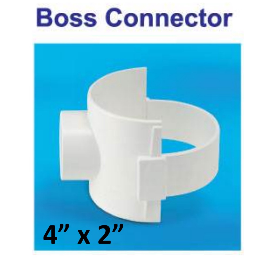 4" 3 " UPVC Pipe Fittings UPVC Boss Connector Upvc Pipe Connector 3