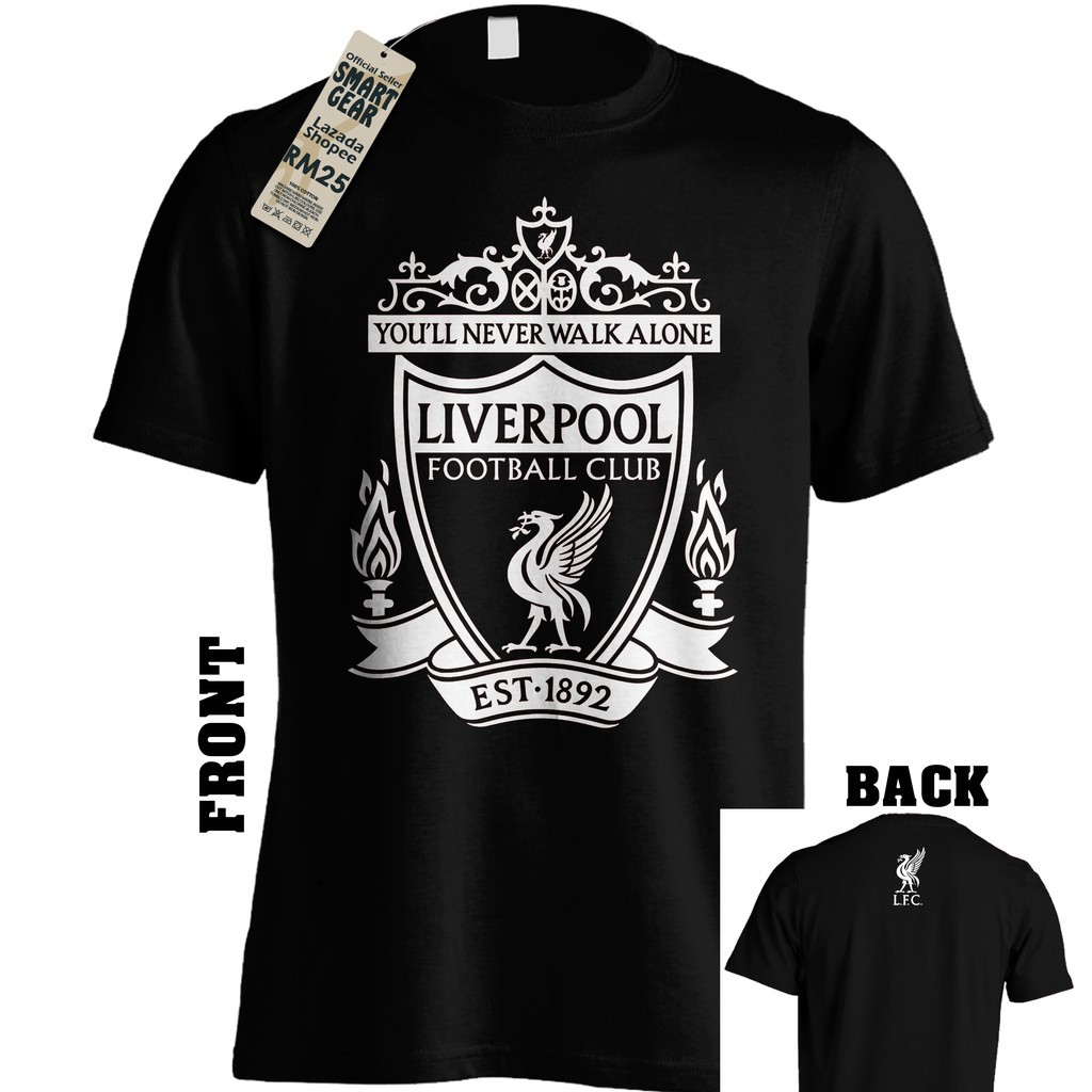 Get Liverpool Football Club Logo Black And White PNG