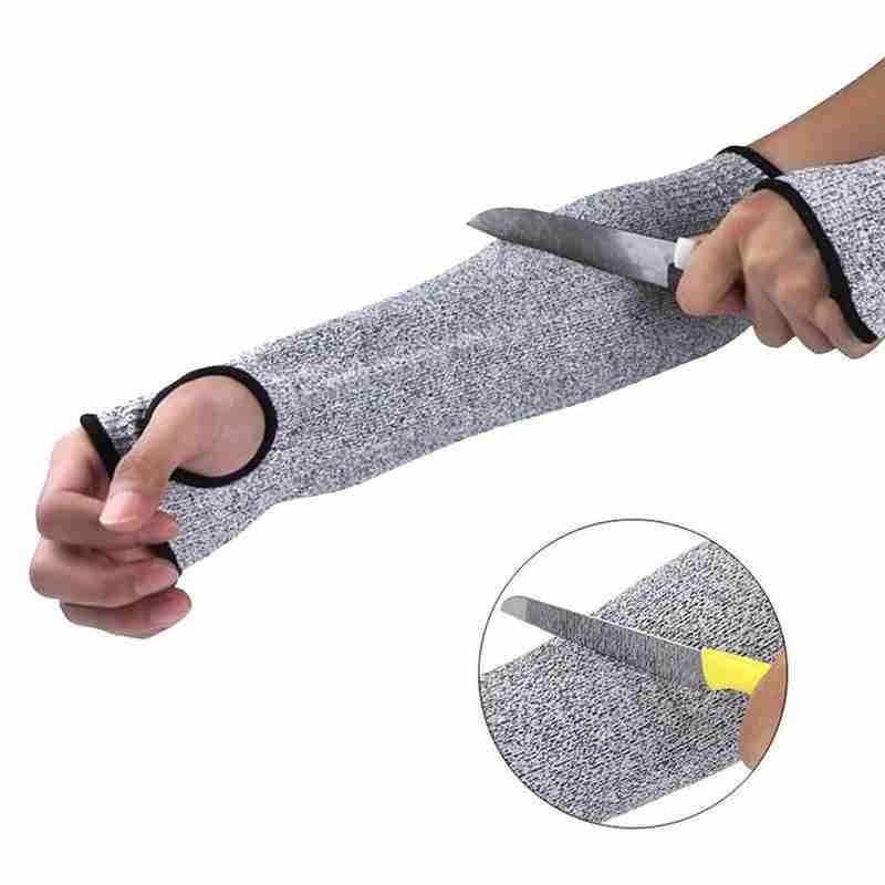 1pc Anti-cutting Arm Cover / Work Safety Guard Self-defense Protective Gear / Cut-proof Cut-Resistant Sleeve / Outdoor Home Tool