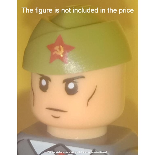 Military Russian Cap Compatible with Minifigure