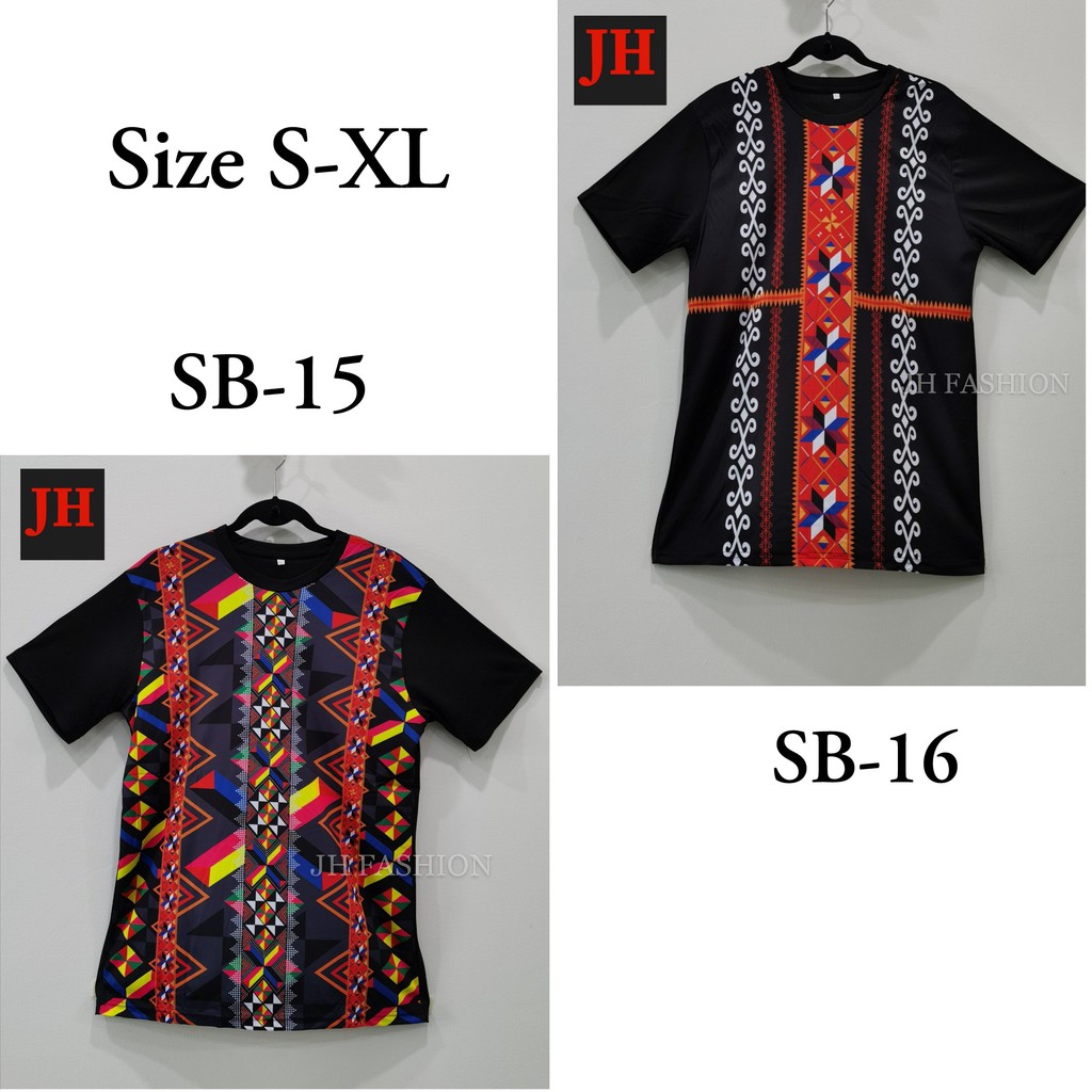 Baju Jersey Batik Traditional Sabah / Size S-XL / Dewasa | Shopee Malaysia