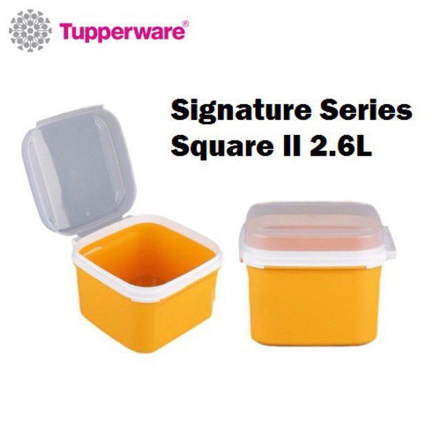 Tupperware Ezy Keeper Square 2.6L (1pc only) Signature Series