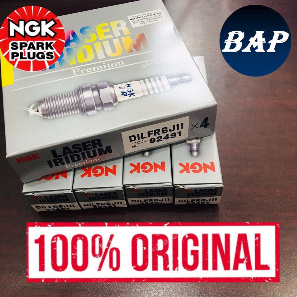 2 Set 8 Pcs Honda Insight Hybrid Jazz Hybrid Tro Hybrid Laser Iridium Spark Plug Ngk Dilrf6j11 Shopee Malaysia