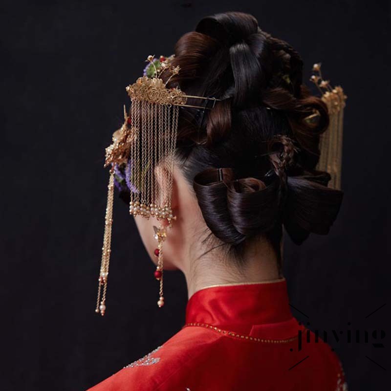 S Wind Classic Bridal Headwear Chinese Phoenix Crown Traditional