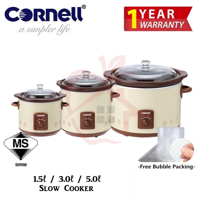 Cornell Slow Cooker | CSC-D15C, CSCD15C, CSC-D35C, CSCD35C, CSC-D50C, CSCD50C (Periuk Perlahan,慢炖锅