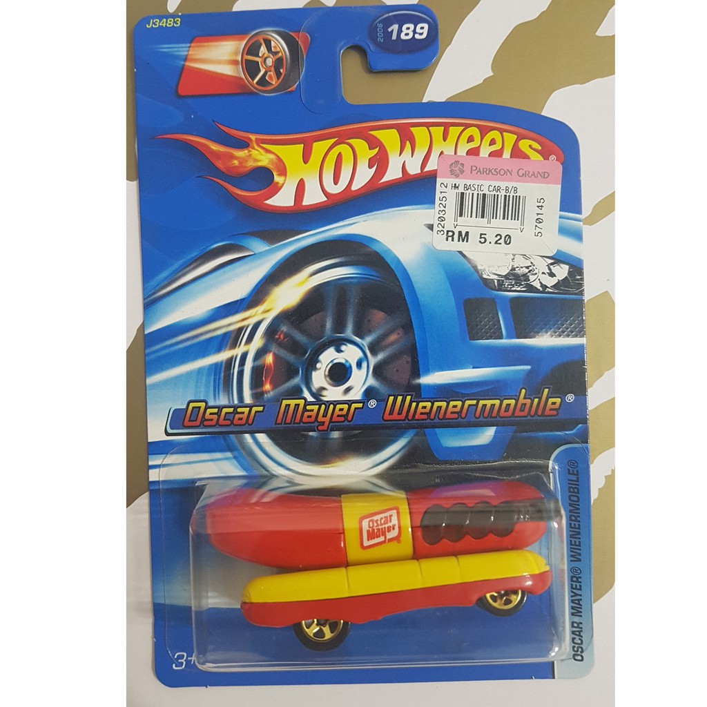 oscar mayer hot wheels