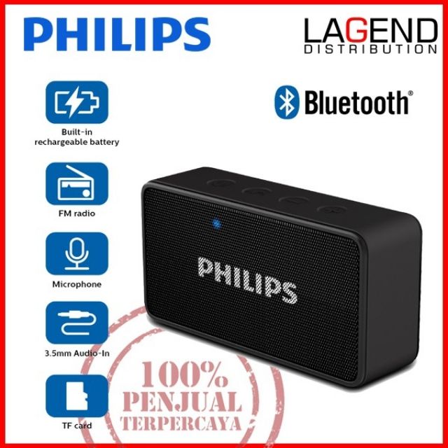Original Philips Bt64 Bluetooth Speaker Bt64 Like Jbl Charge2 Red Fox Curo Bluetooth Speaker Tmall Geni Shopee Malaysia