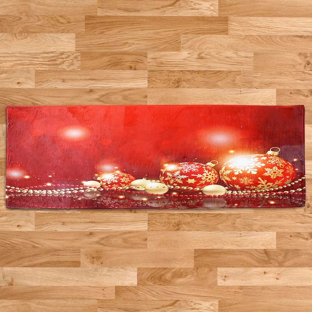 Xmas Print Extra Long Floor Runner Room Area Rug Carpet Doormat