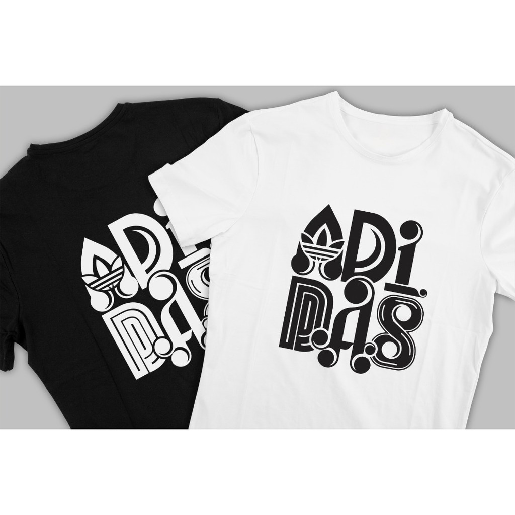 adidas black round neck t shirt