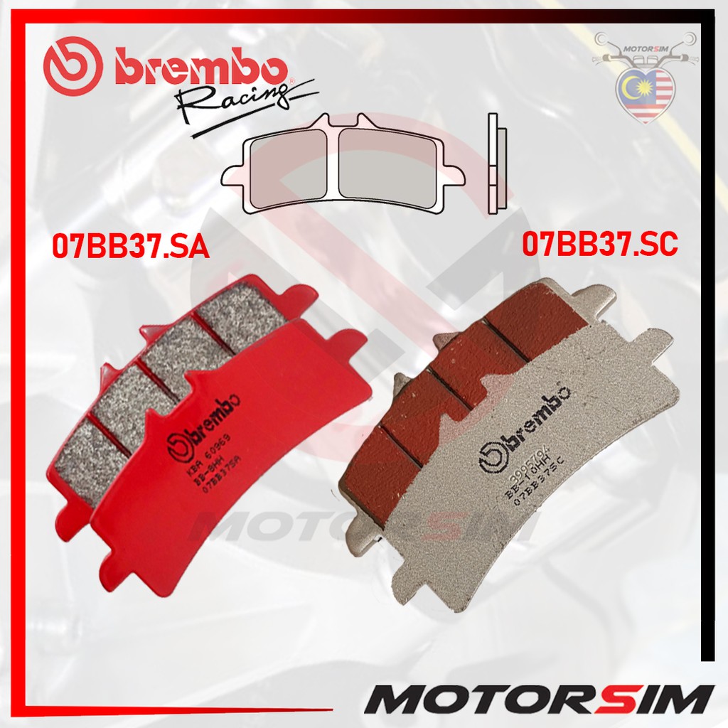 Brake Pads ブレーキパッドブレンボフロント07GR62SA リア07BB2809 BMW K 1300 R 2013 Brake