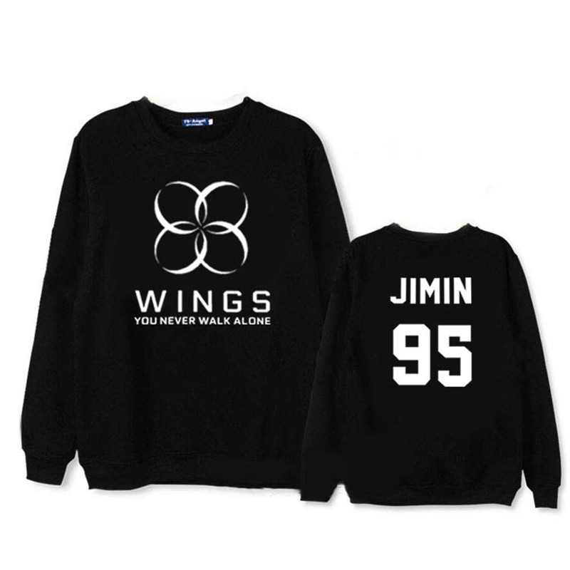 HD Exclusive Jimin You Never Walk Alone Sweater - friend quotes