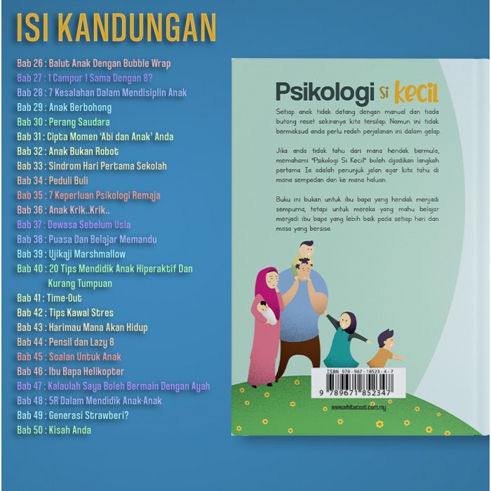 Buy READY STOCK (KF) PSIKOLOGY SI KECIL - 50 PESAN PSIKOLOGY ANAK 