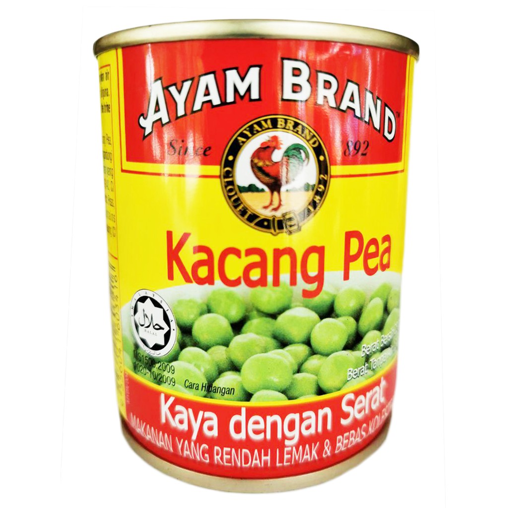 Kacang Pea Dalam Tin Ayam Brand 130g Shopee Malaysia