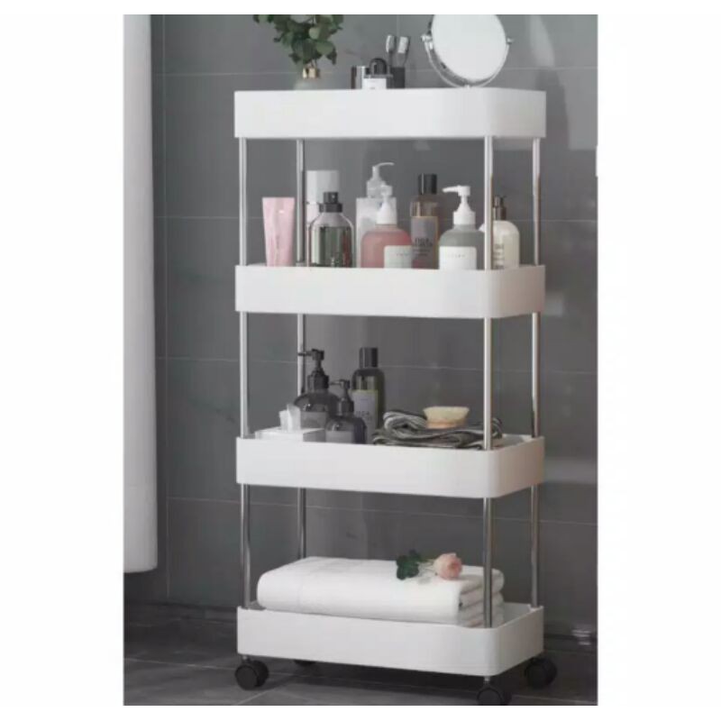 Stacking Rack 4 Levels Versatile Trolley | Shopee Malaysia