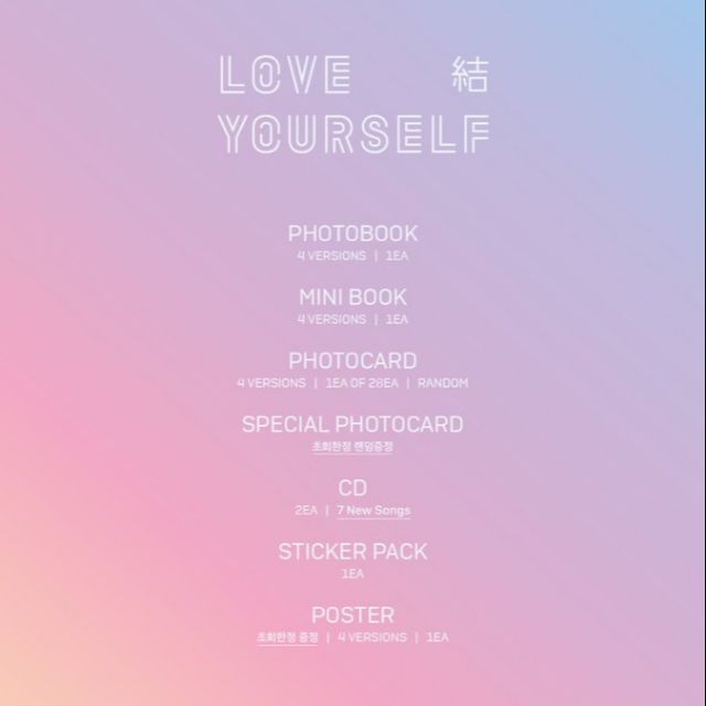 Bts Love Yourself 結 Answer Album Shopee Malaysia