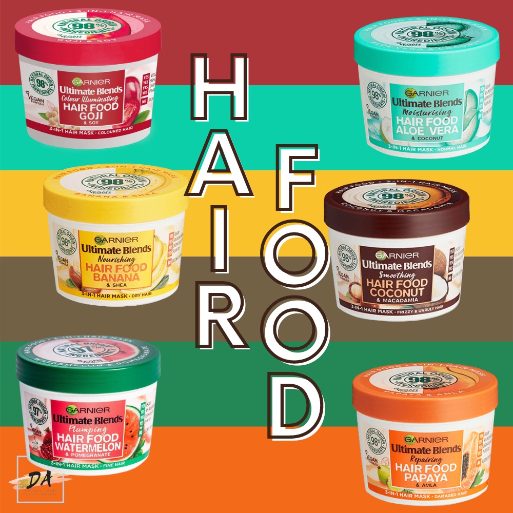  READYSTOCK GARNIER Ultimate Blends Hair Food Range Shopee Malaysia