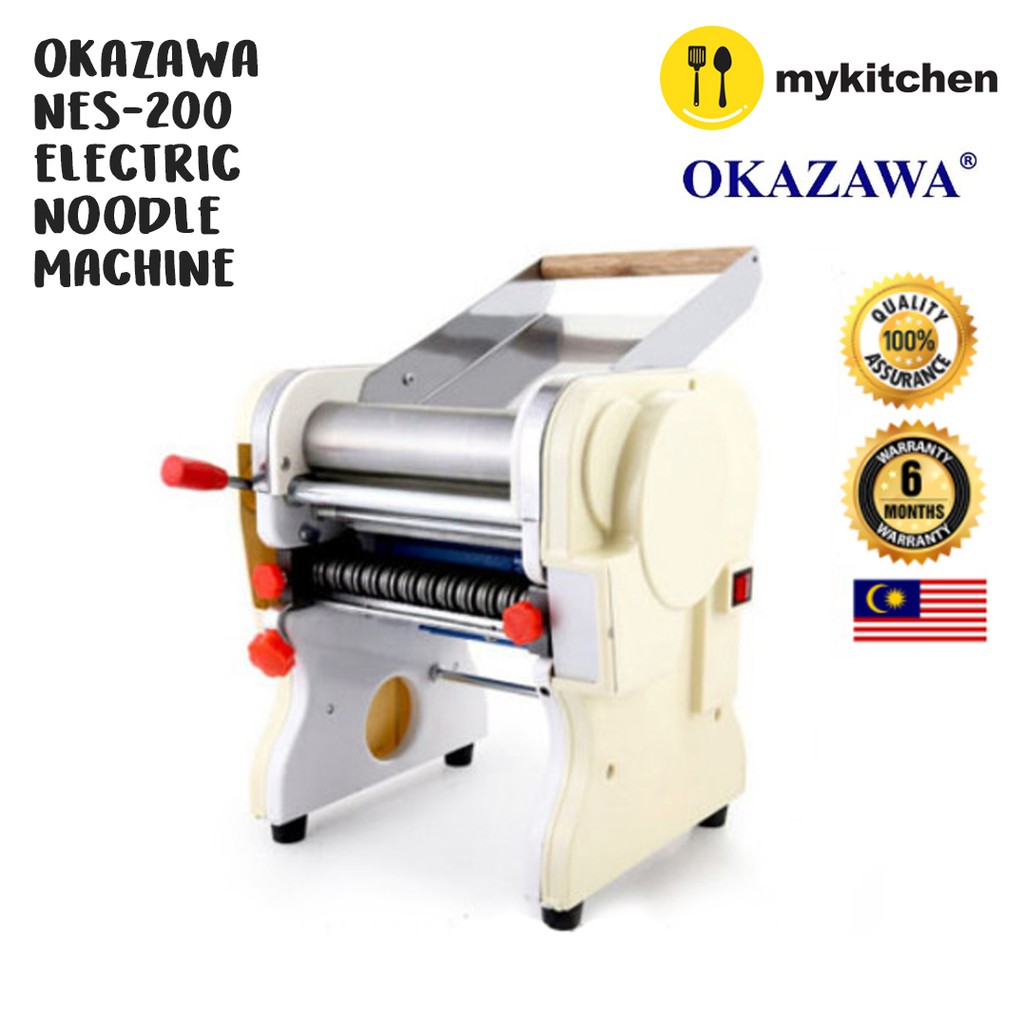 [MY KITCHEN] Okazawa NES-200 Electrical Noodle Mee Machine Curry Puff Pastry Karipap Maker Mee Press Pasta Maker Noodle