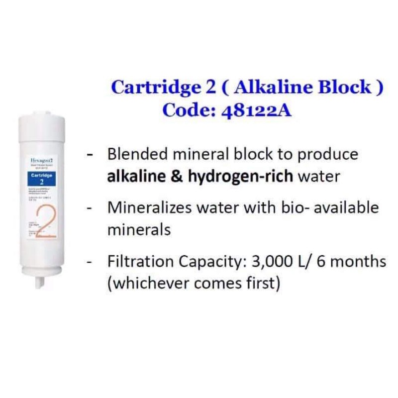 Hexagon Cosway Water Filter Hexagon Cartridge 1 Cartridge 2 Cartridge 3