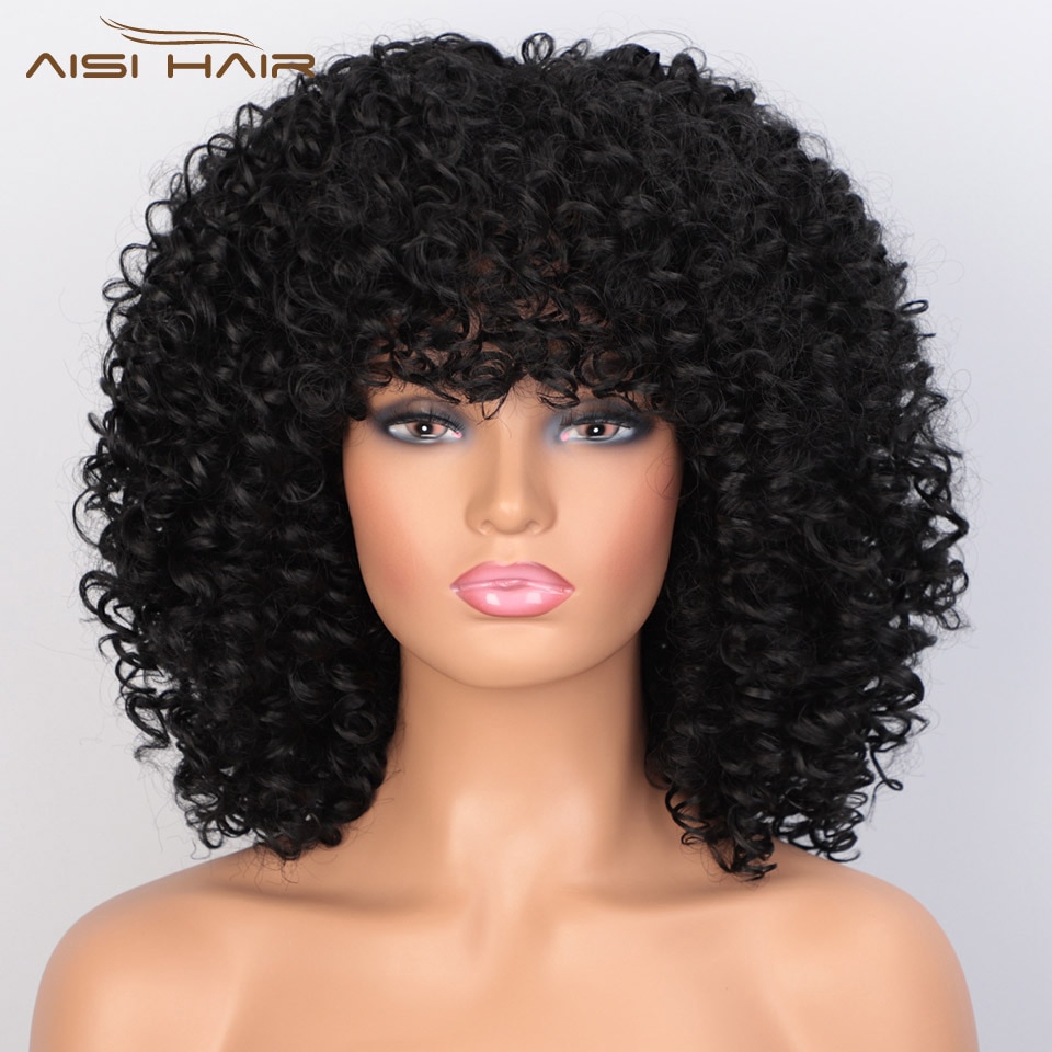 14 Short Synthetic Wigs Afro Kinky Curly Wig For Women 8 Colors Available Black Natural Afro High Temperature Hair Shopee Malaysia