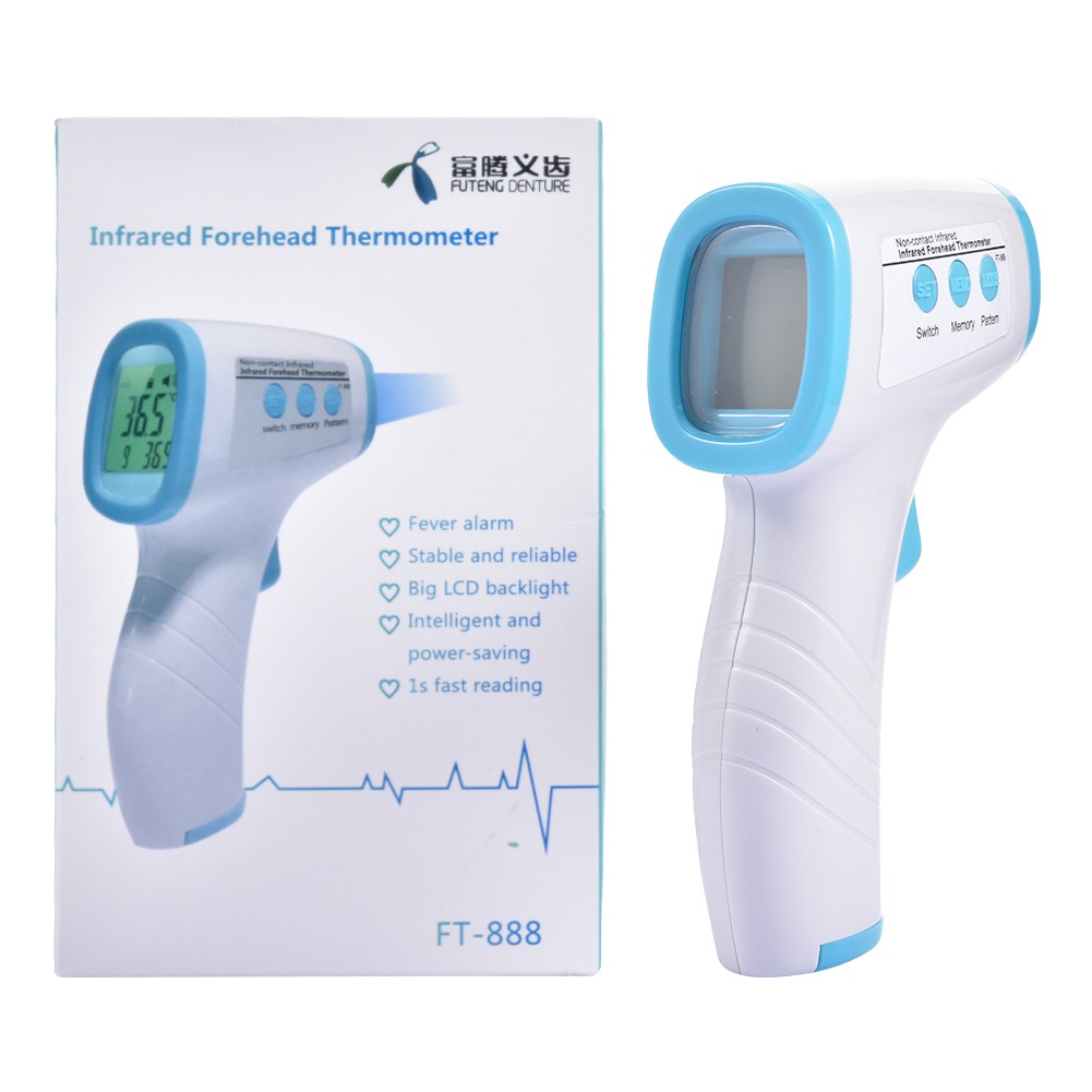forehead fever thermometer reading