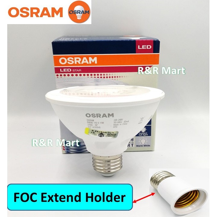 Dierbare Polijsten Verfijning OSRAM PAR30 LED Bulb 11W Warm White 2700K E27 | Shopee Malaysia