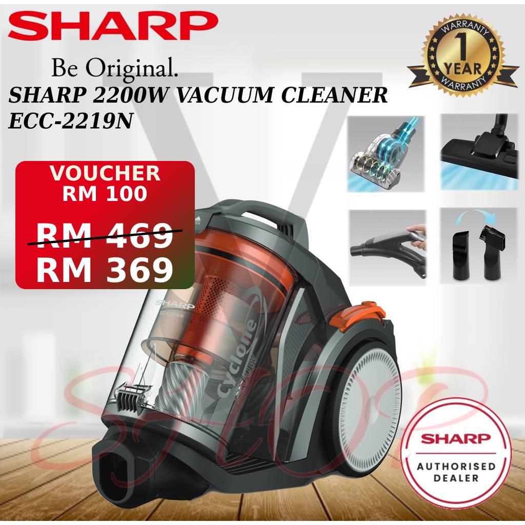 94005AS Ecklers Premier Quality Products 33-288803 Auto-Vac 120V Portable Bagless Vacuum With Accessories 