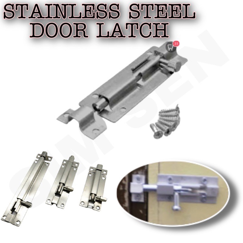 Stainless Steel Door Latch Bolt Safety Door Slug Bolt 