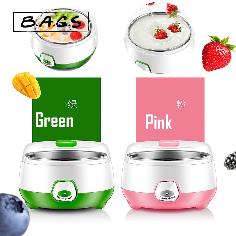 TheBags 1L Electric Automatic Yogurt Maker Machine Yoghurt DIY Tool Stainless Steel Liner Bowl Kitchen Appliance