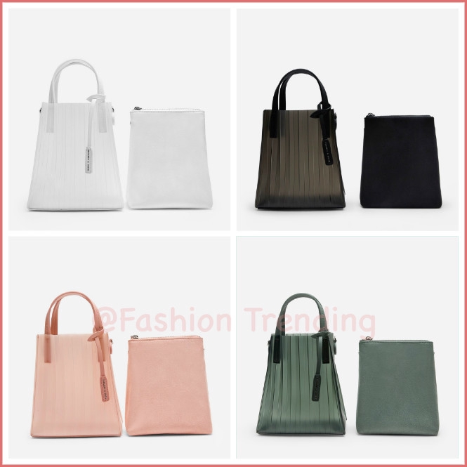 charles and keith transparent bag