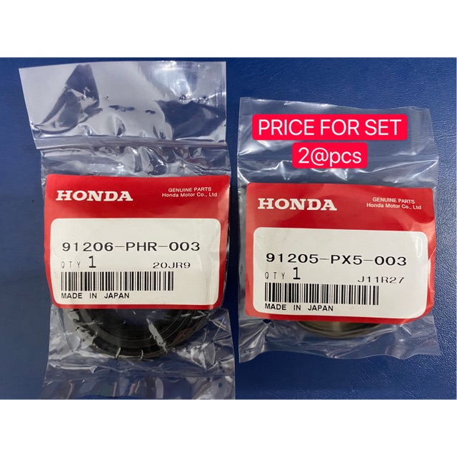 ORIGINAL HONDA CITY TMO & JAZZ GE (20092013) DRIVE SHAFT OIL SEAL SET